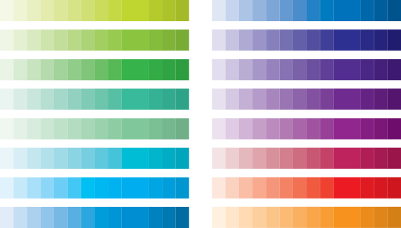 一、色彩的温度感——暖色与冷色